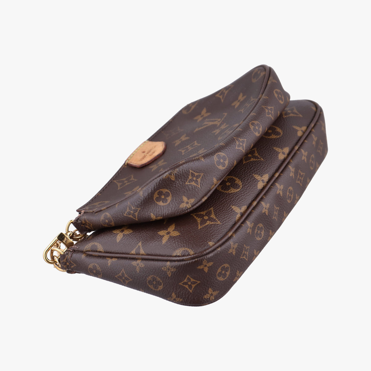 Secondhand Louis Vuitton Multi Pochette Accessoir brown×khaki Monogram Canvas M44813 shoulderbag | stylenewstar