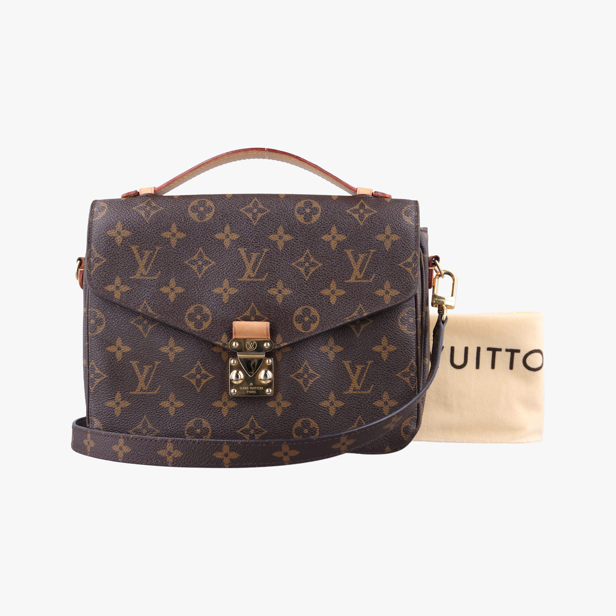 Secondhand Louis Vuitton Pochette Metis MM Brown Monogram Canvas M44875 shoulderbag | stylenewstar