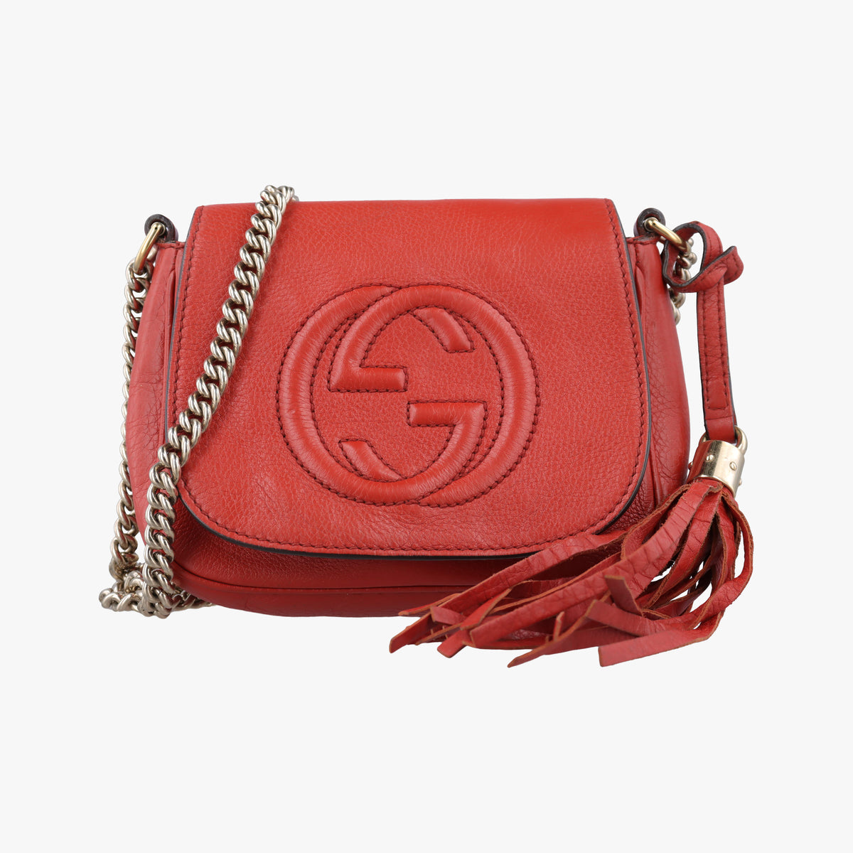 Secondhand Gucci Soho Orange Leather 323190 shoulderbag | stylenewstar