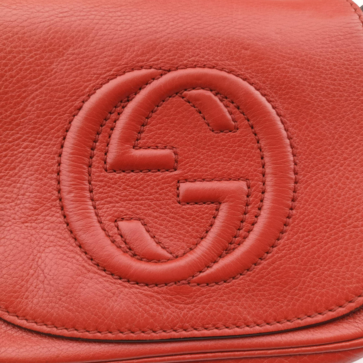 Secondhand Gucci Soho Orange Leather 323190 shoulderbag | stylenewstar