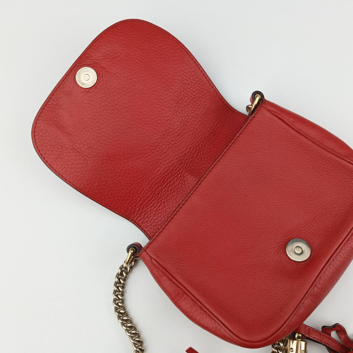 Secondhand Gucci Soho Orange Leather 323190 shoulderbag | stylenewstar