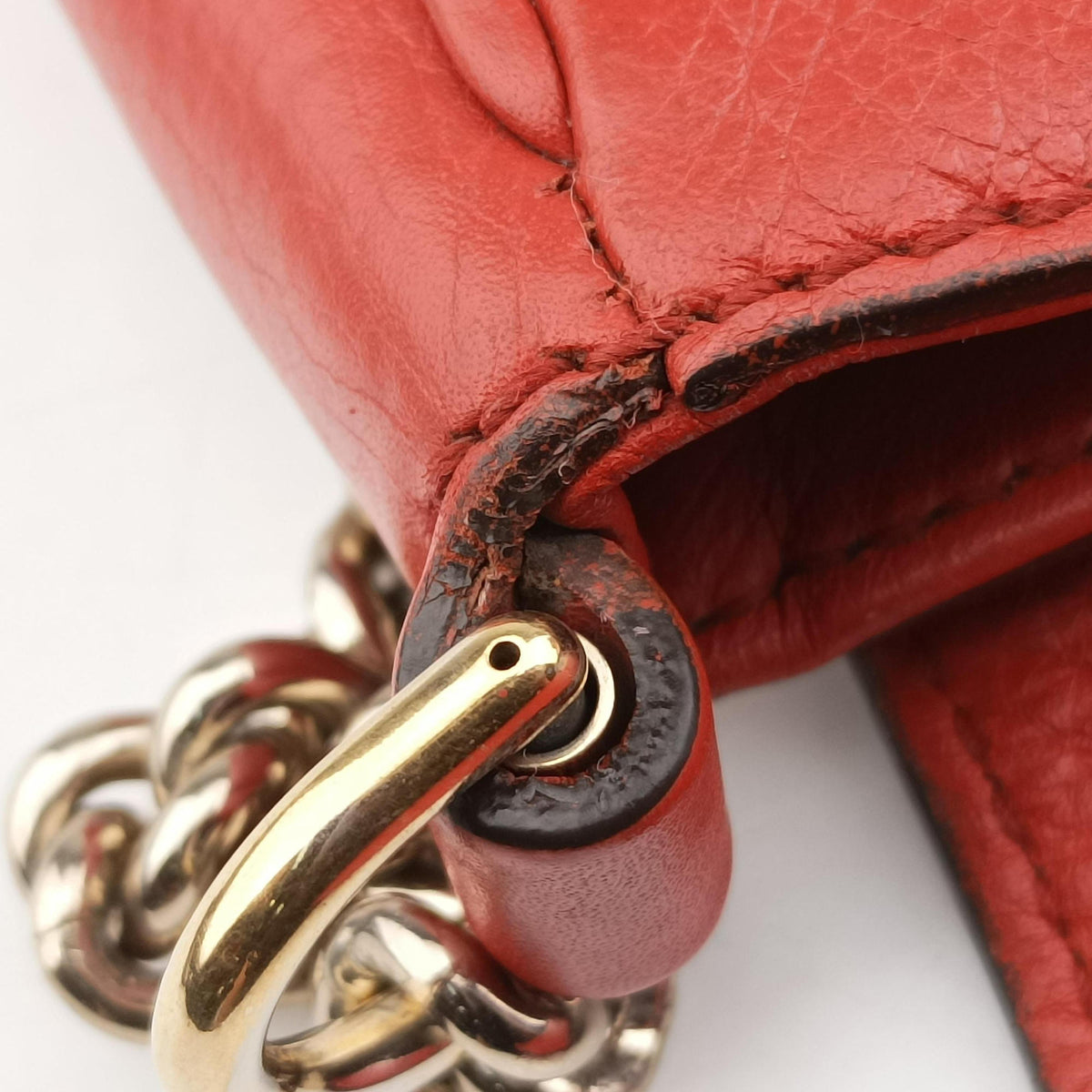 Secondhand Gucci Soho Orange Leather 323190 shoulderbag | stylenewstar