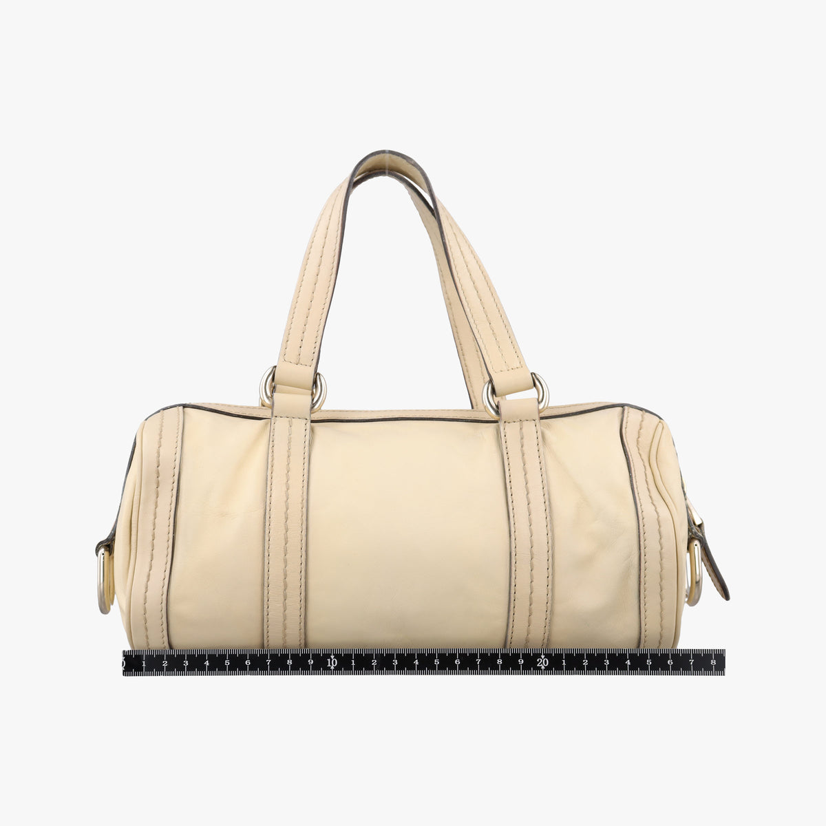Vintage Gucci Hysteria Boston White Leather 181485 handbag | stylenewstar