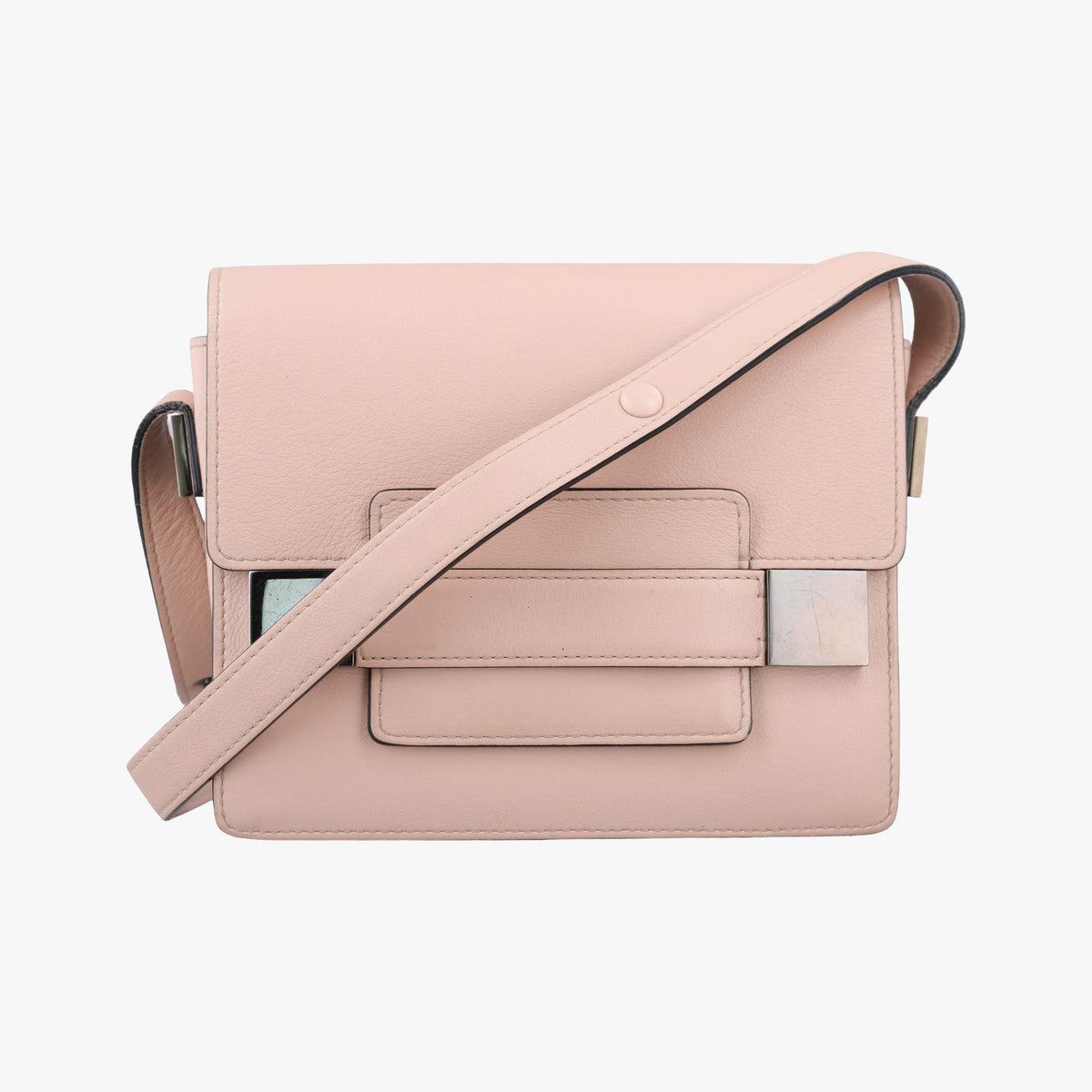 Pre-owned Delvaux Madame Pink Leather  shoulderbag | stylenewstar