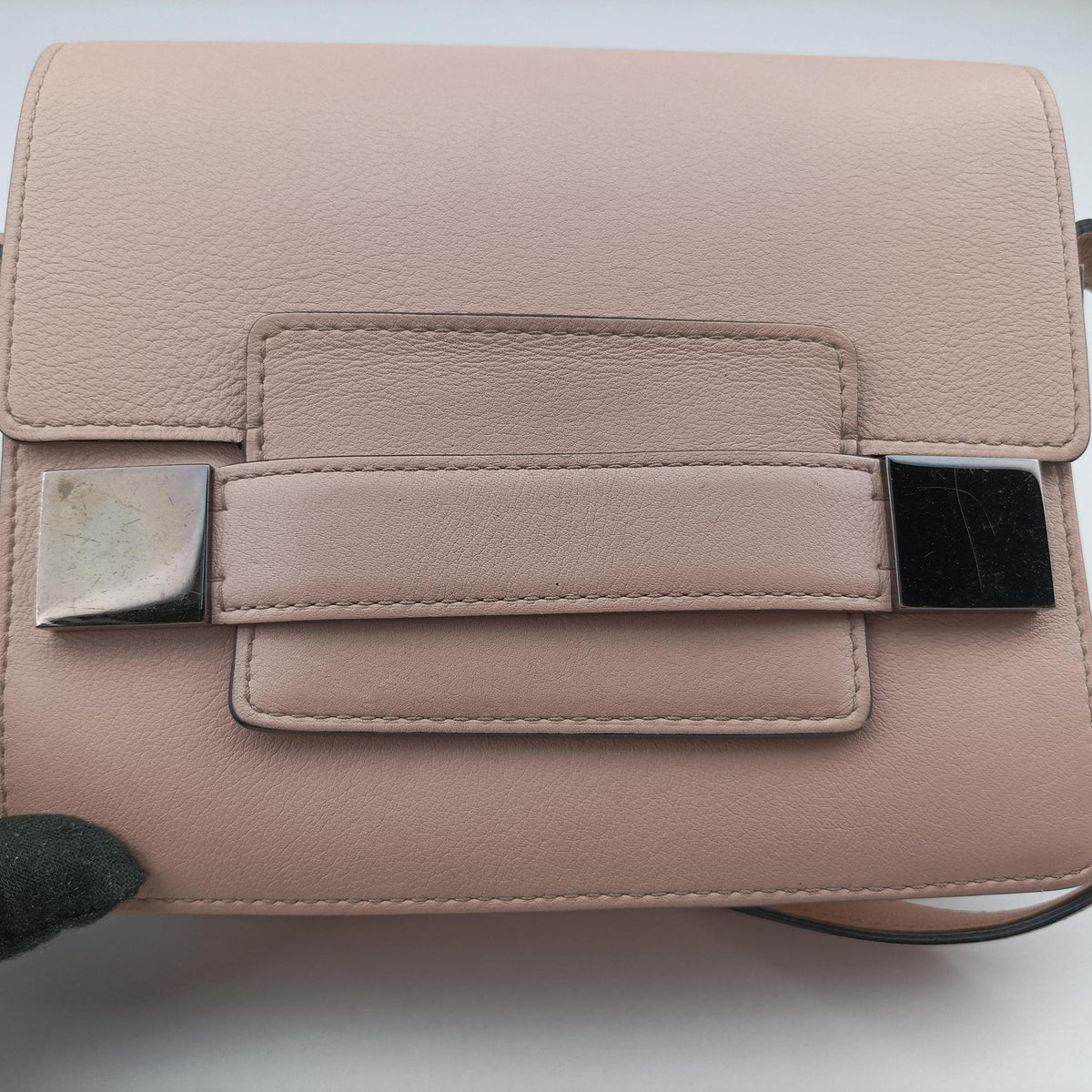 Pre-owned Delvaux Madame Pink Leather  shoulderbag | stylenewstar