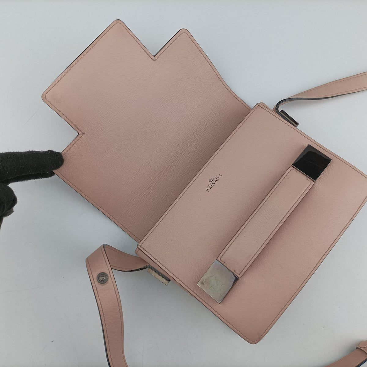 Pre-owned Delvaux Madame Pink Leather  shoulderbag | stylenewstar