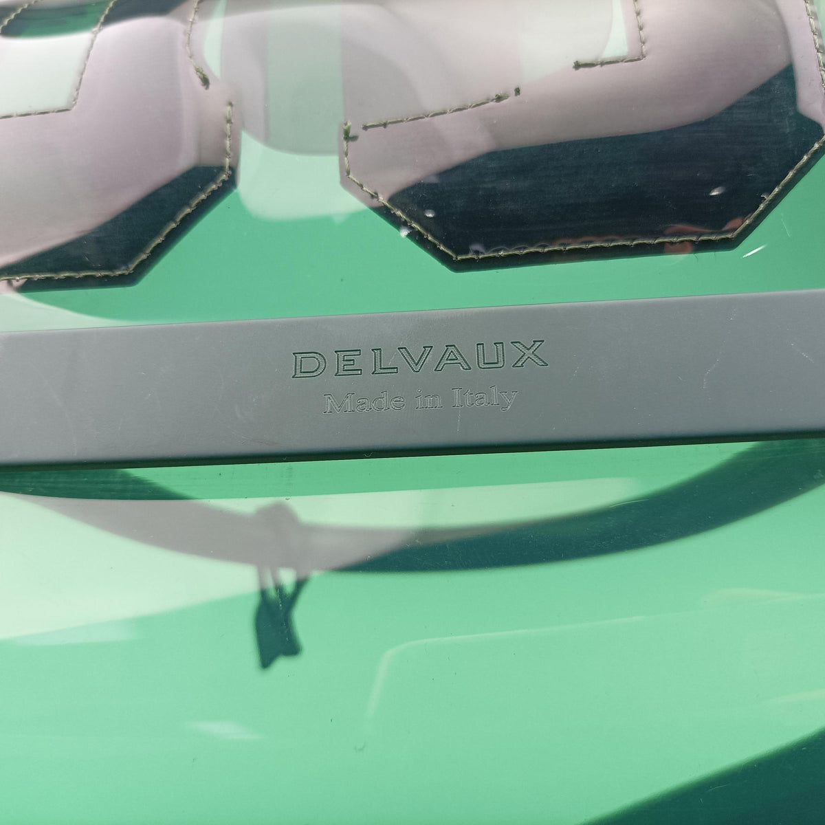 Pre-owned Delvaux The Hero Brillant Green PVC (Vinyl Chloride) × Rubber  shoulderbag | stylenewstar