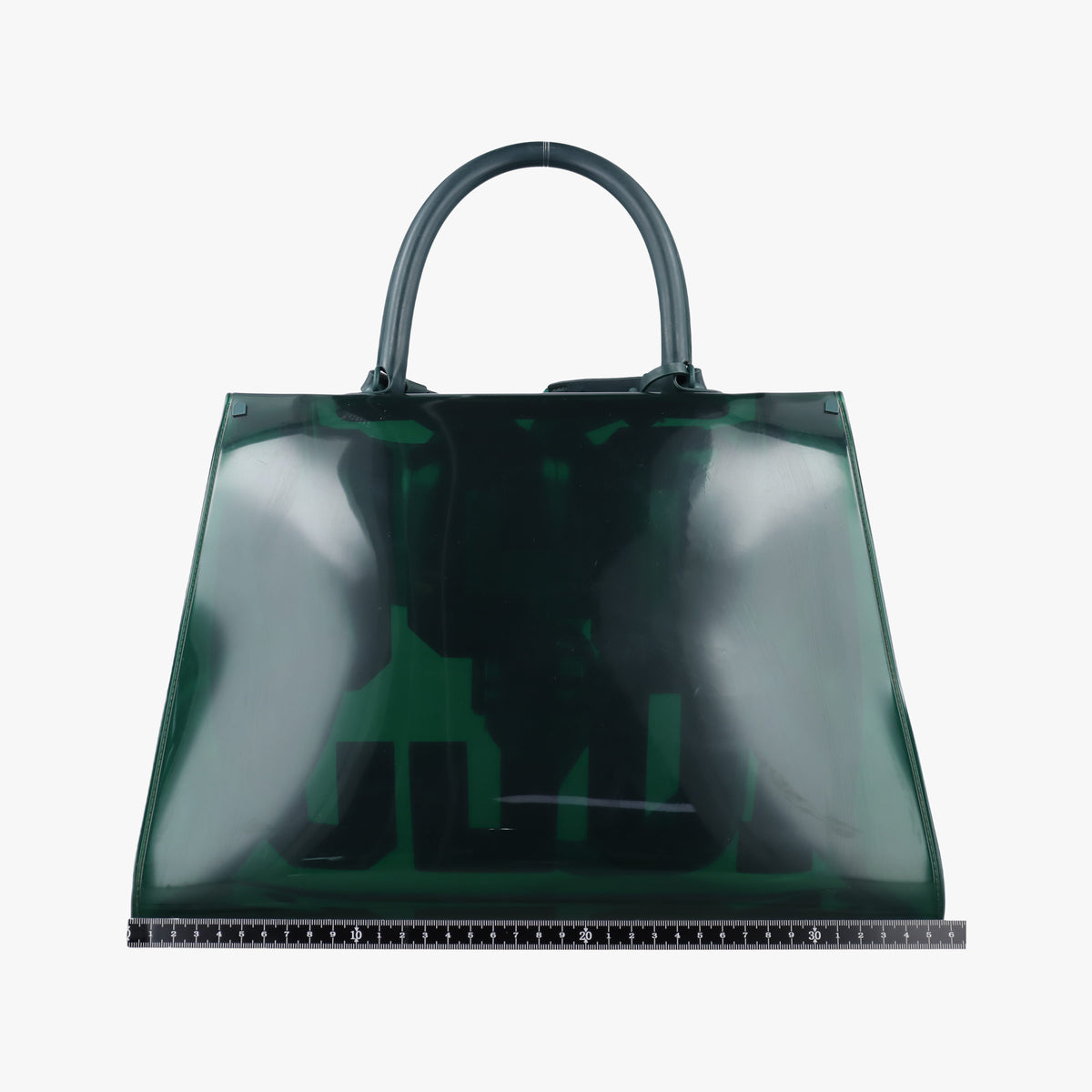 Pre-owned Delvaux The Hero Brillant Green PVC (Vinyl Chloride) × Rubber  shoulderbag | stylenewstar