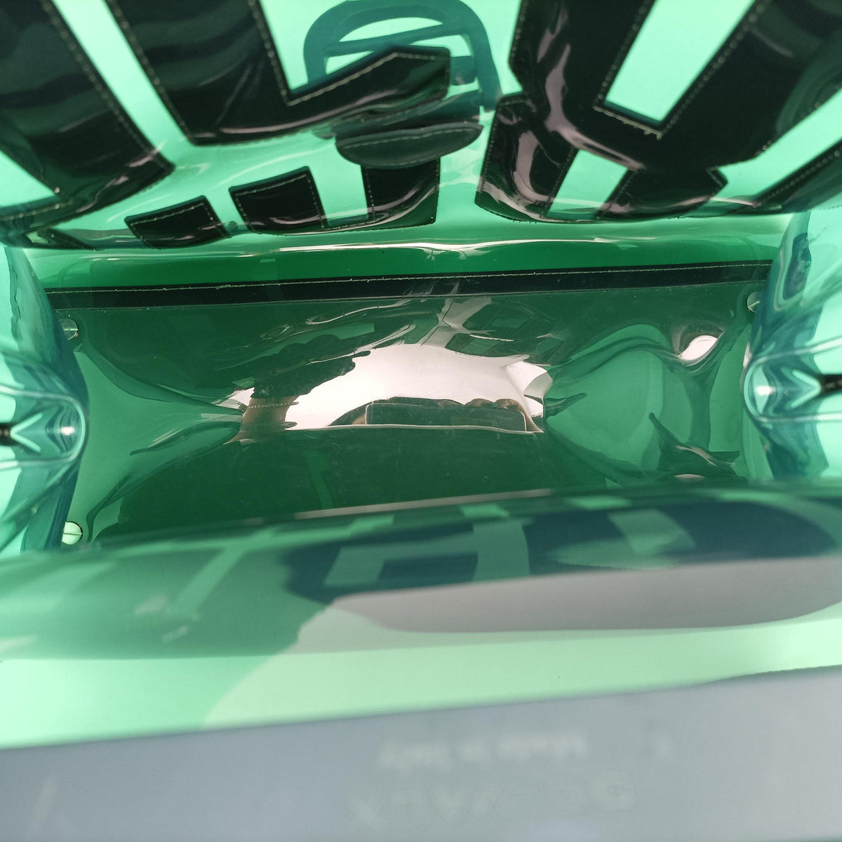 Pre-owned Delvaux The Hero Brillant Green PVC (Vinyl Chloride) × Rubber  shoulderbag | stylenewstar