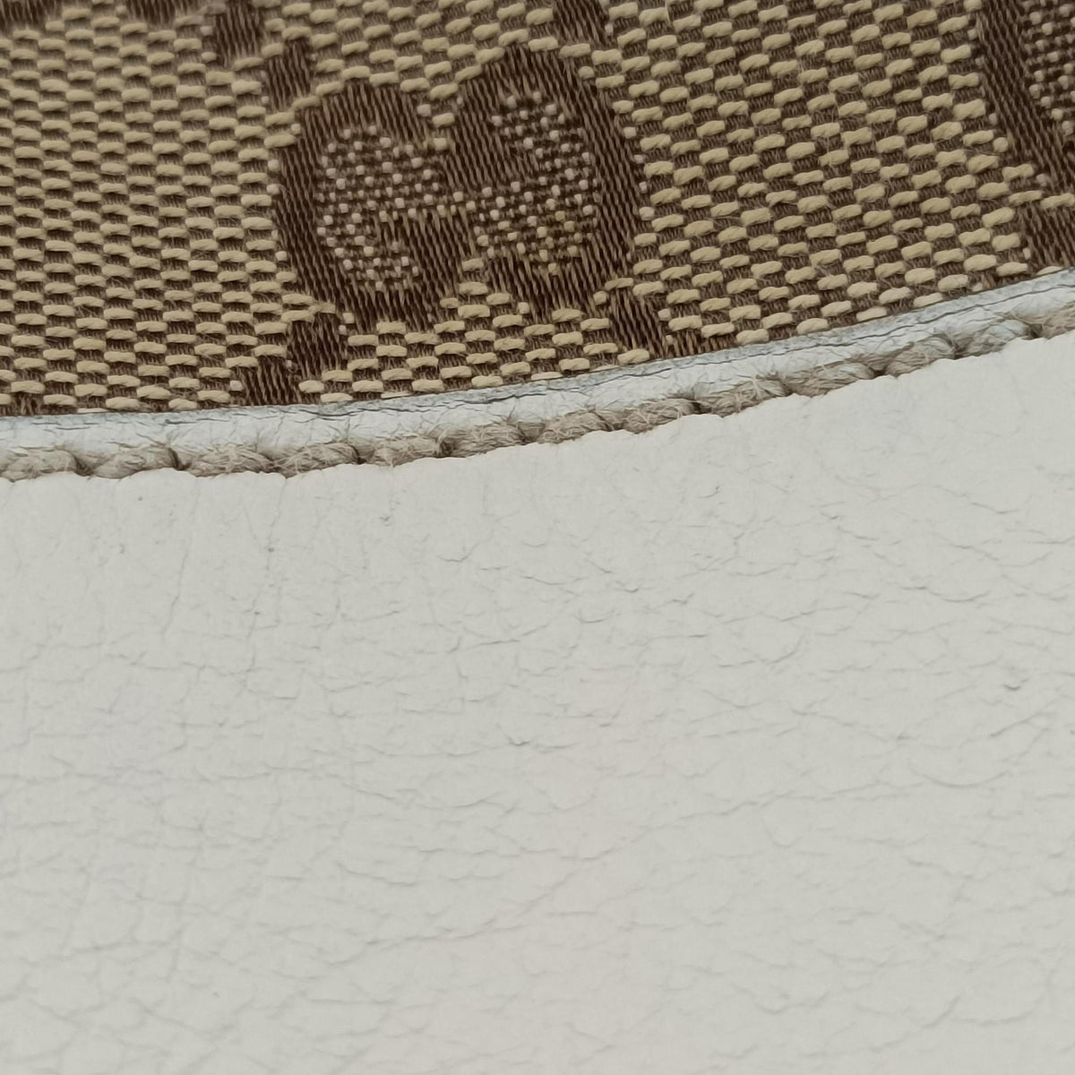 Secondhand Gucci Abbey BeigexWhite canvas×leather 189831 handbag | stylenewstar