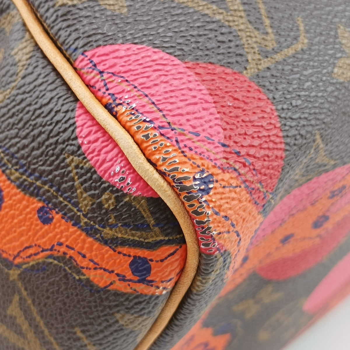 Pre-owned Louis Vuitton SPEEDY 30 Brown×Multicolor Monogram Ramage M41527 handbag | stylenewstar