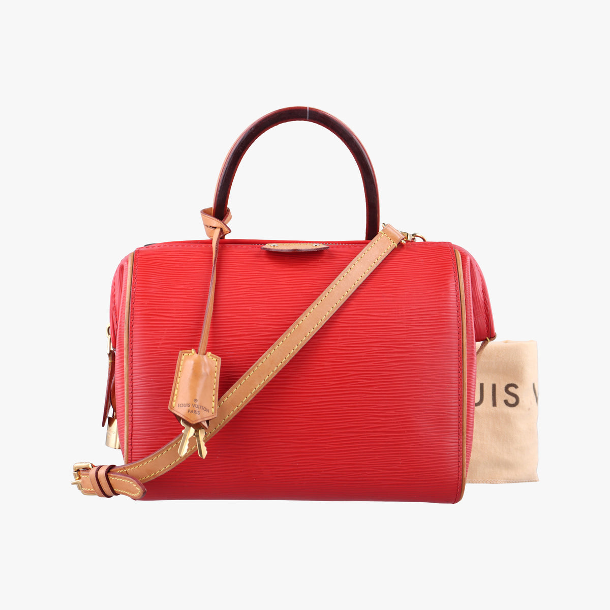 Secondhand Louis Vuitton Dock PM Red epi M93246 shoulderbag | stylenewstar
