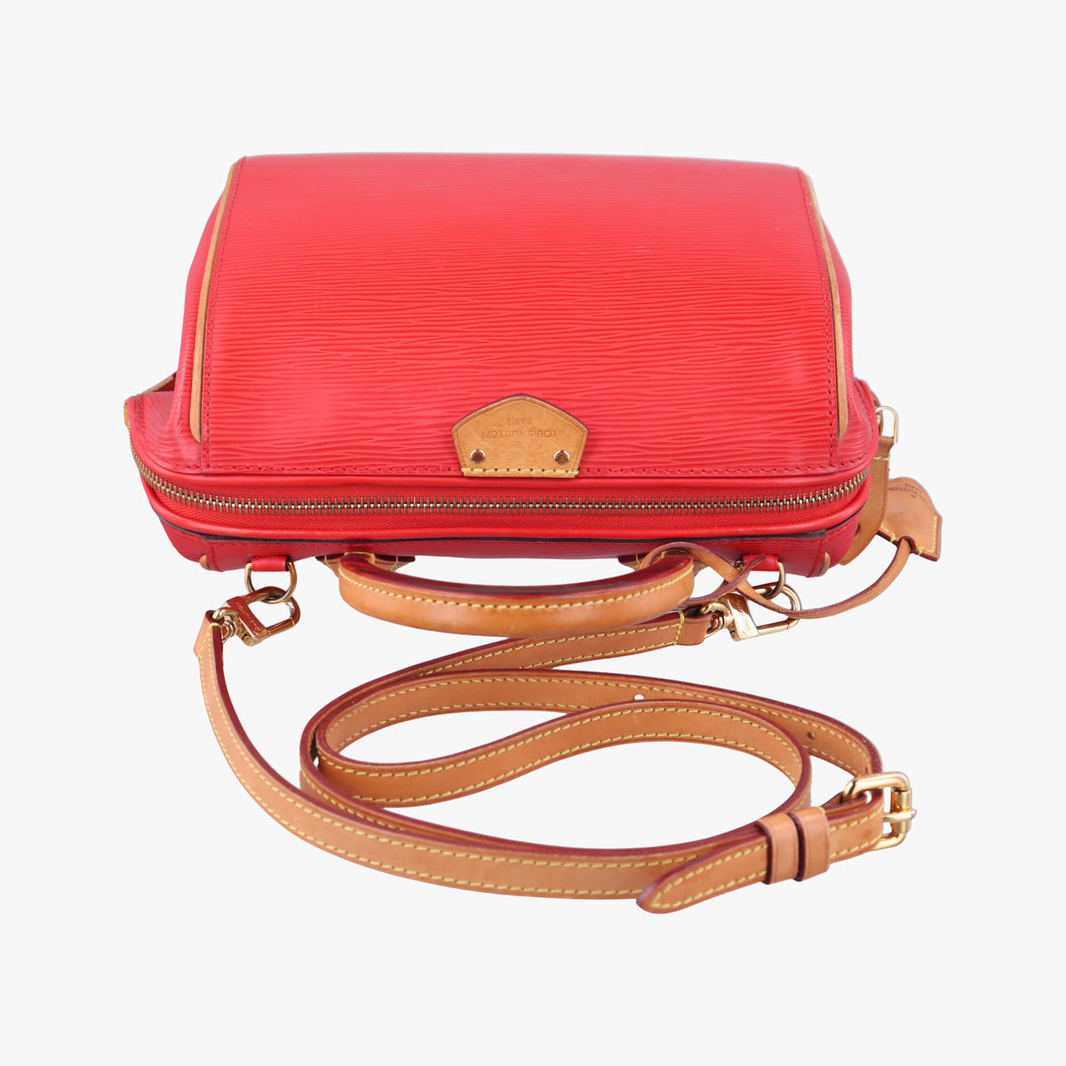 Secondhand Louis Vuitton Dock PM Red epi M93246 shoulderbag | stylenewstar
