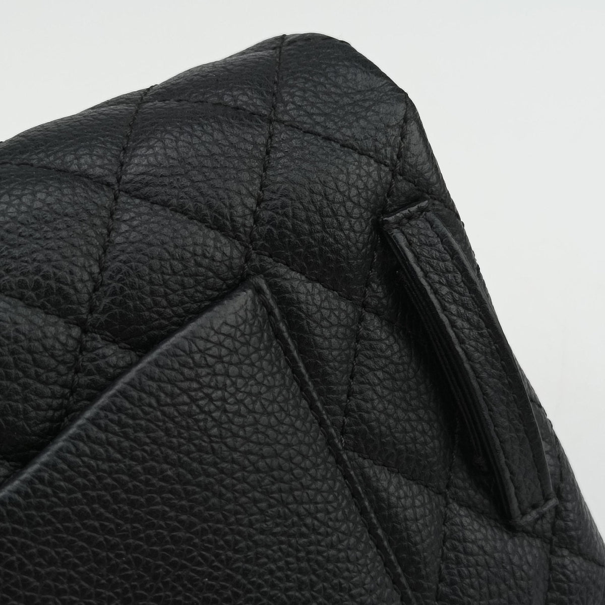 Vintage Chanel Matelasse 2.55 Black Leather U48753 bum bag/waist bag | stylenewstar