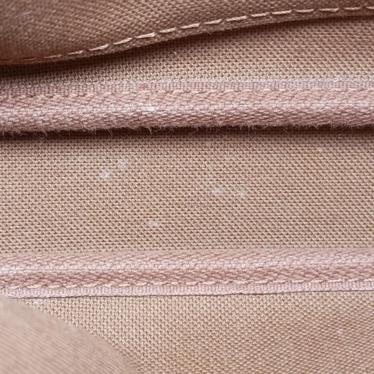 Pre-owned Louis Vuitton Multi Pochette Accessoir brown×ROSE CLAIRE Monogram Canvas M44840 shoulderbag | stylenewstar