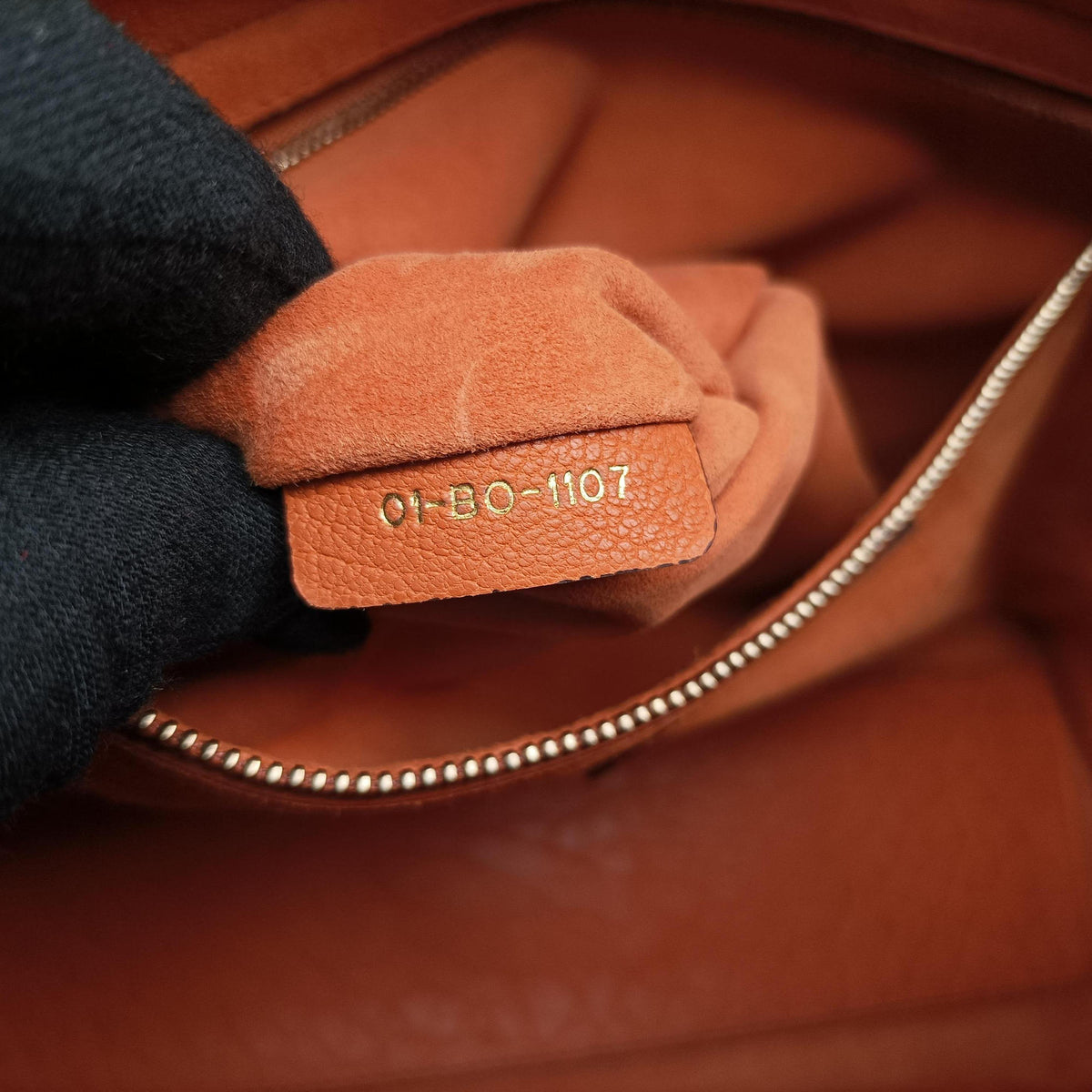 Vintage Christian Dior Lady Dior Orange Leather  shoulderbag | stylenewstar