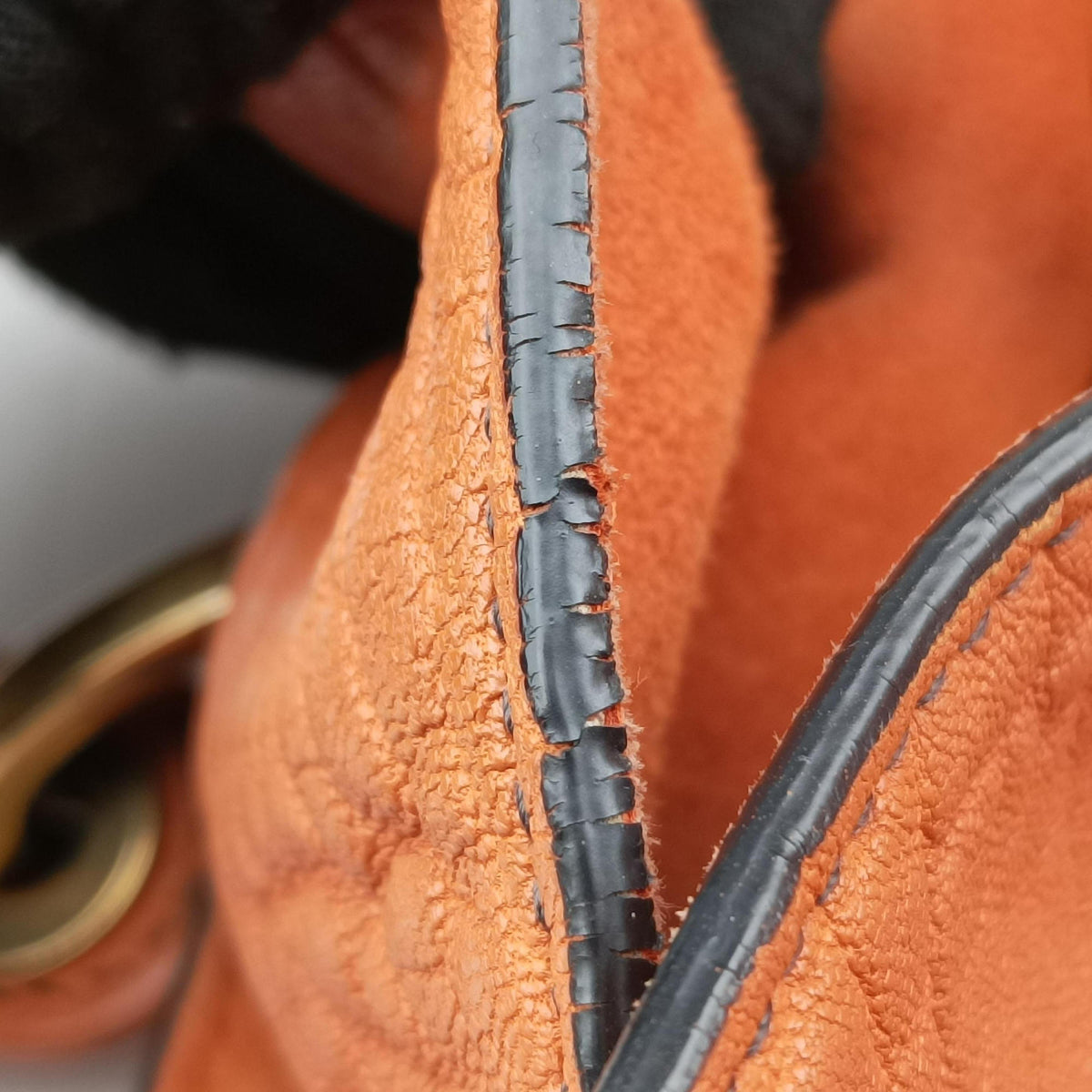 Vintage Christian Dior Lady Dior Orange Leather  shoulderbag | stylenewstar