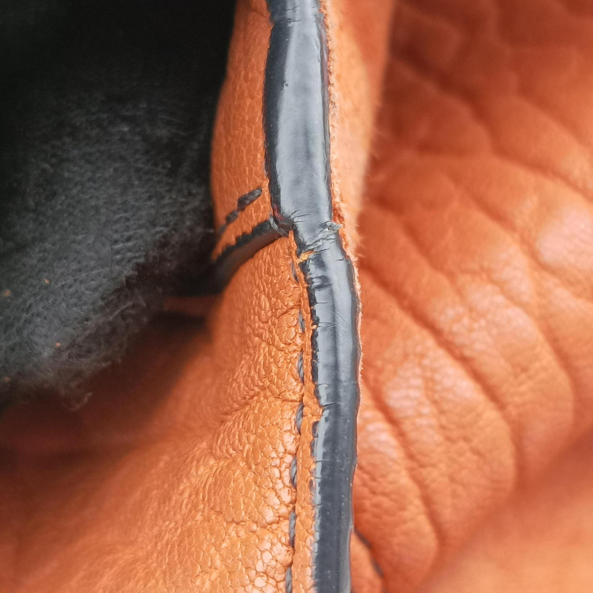 Vintage Christian Dior Lady Dior Orange Leather  shoulderbag | stylenewstar