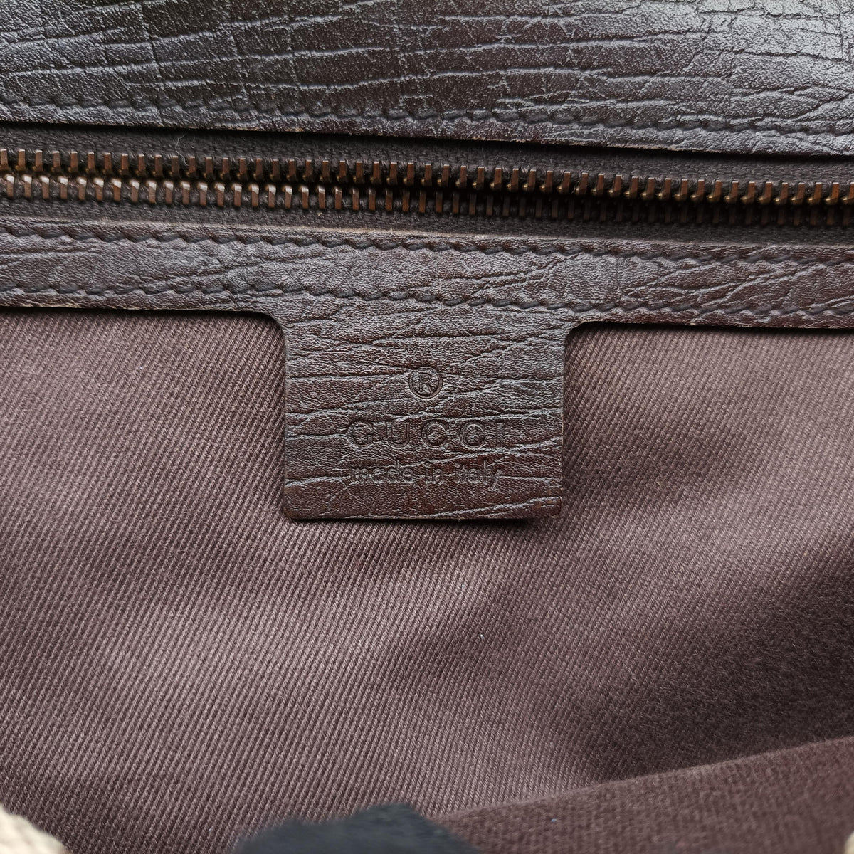 Vintage Gucci Horsebit Beige×Brown Canvas×Leather 114915 shoulderbag | stylenewstar