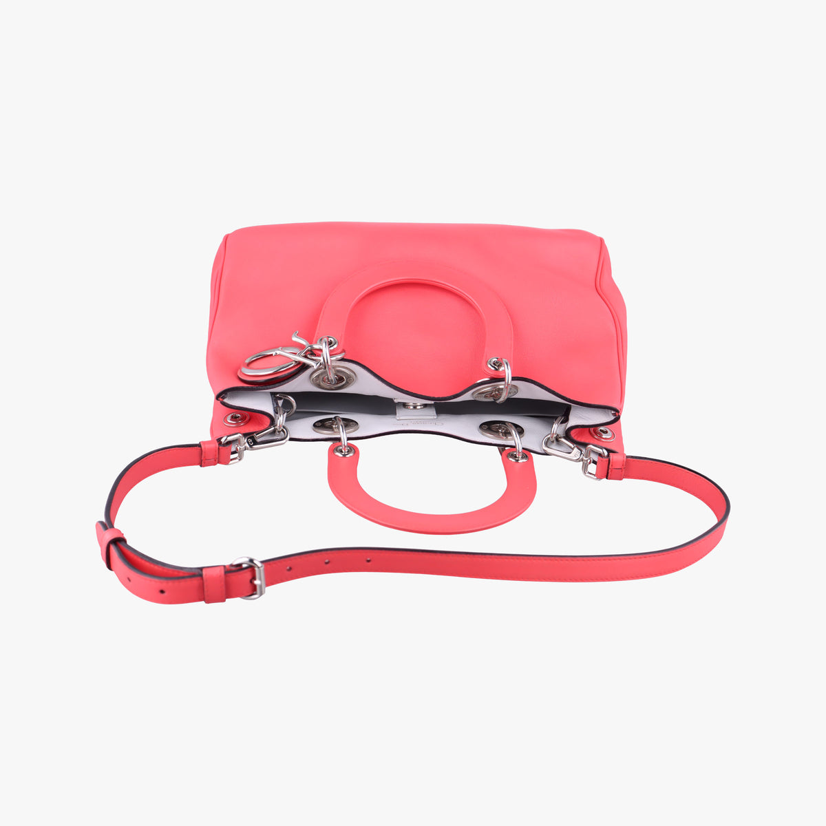 Secondhand Christian Dior Diorissimo Pink Leather  shoulderbag | stylenewstar