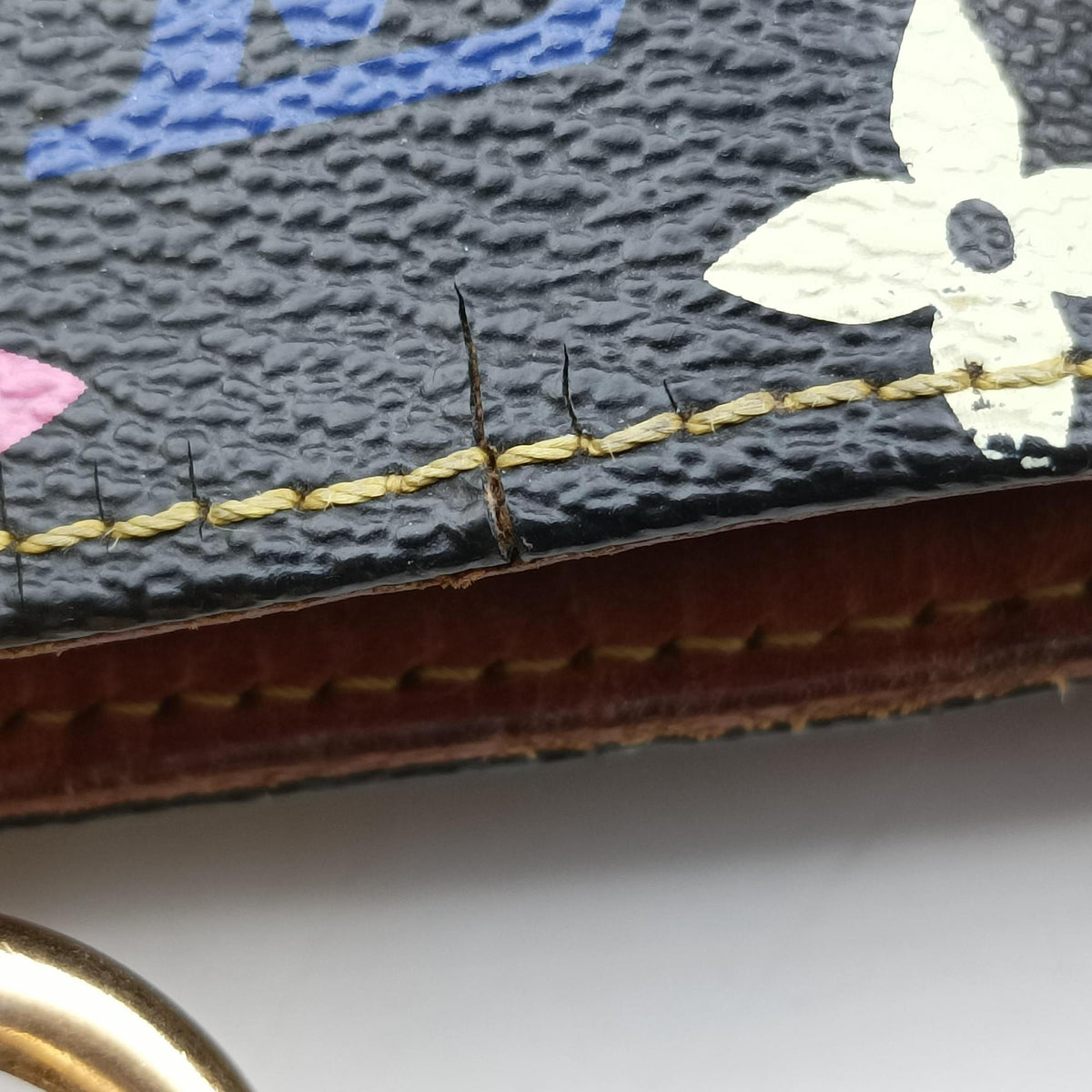 Secondhand Louis Vuitton AUDRA Noir Monogram Multicolor M40048 handbag | stylenewstar