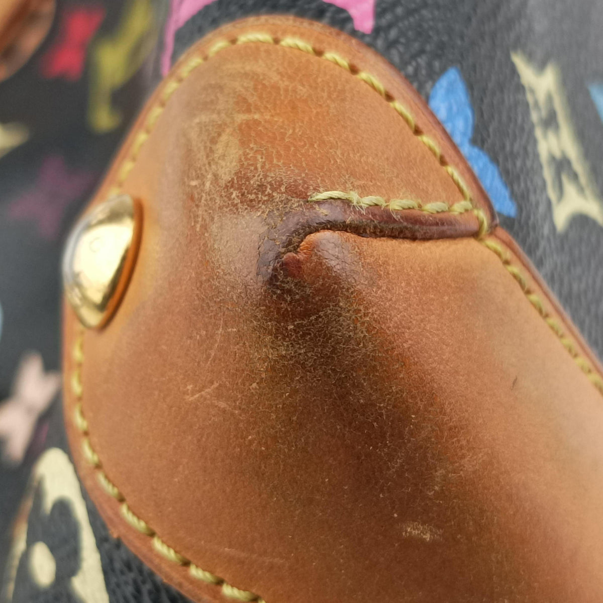 Secondhand Louis Vuitton AUDRA Noir Monogram Multicolor M40048 handbag | stylenewstar