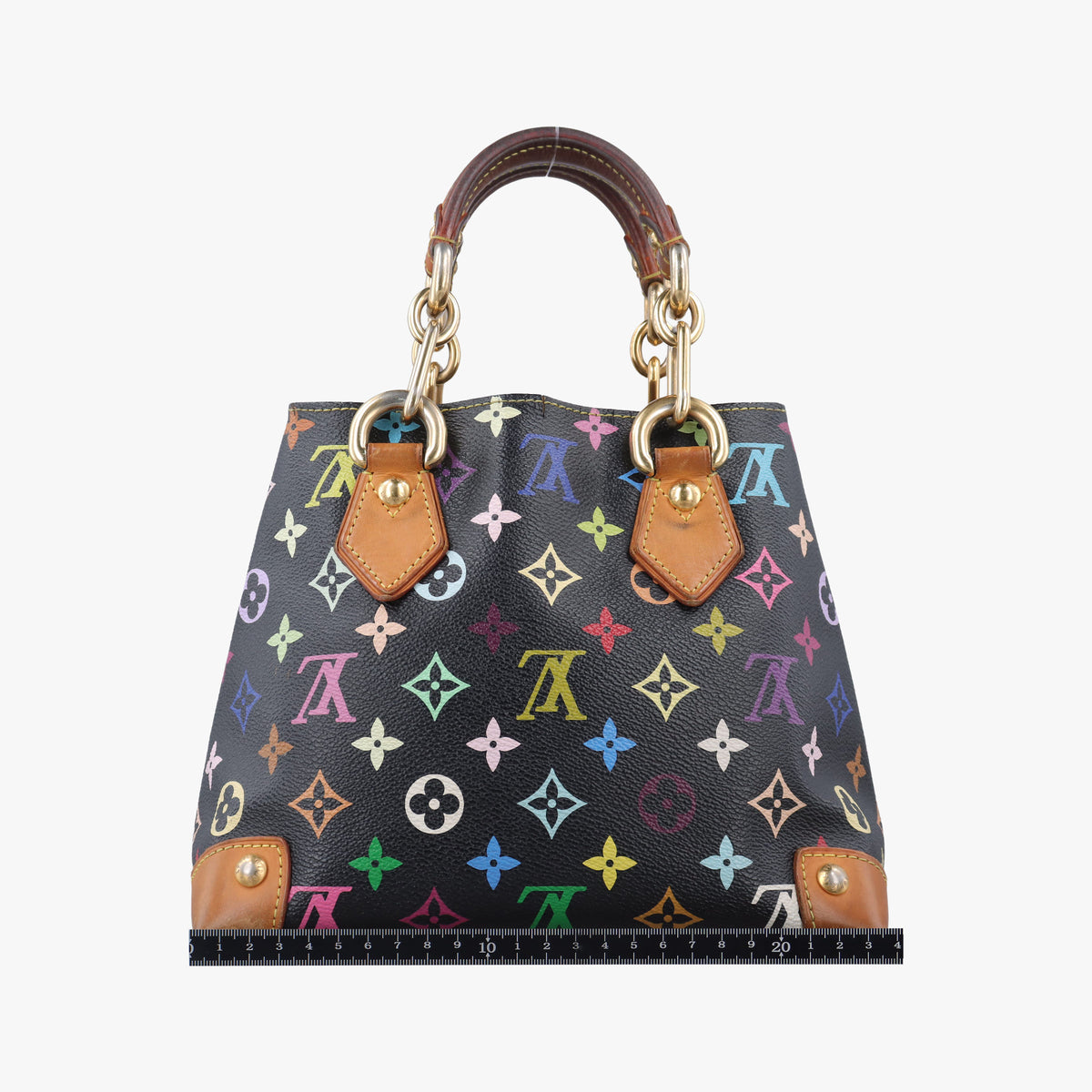 Secondhand Louis Vuitton AUDRA Noir Monogram Multicolor M40048 handbag | stylenewstar
