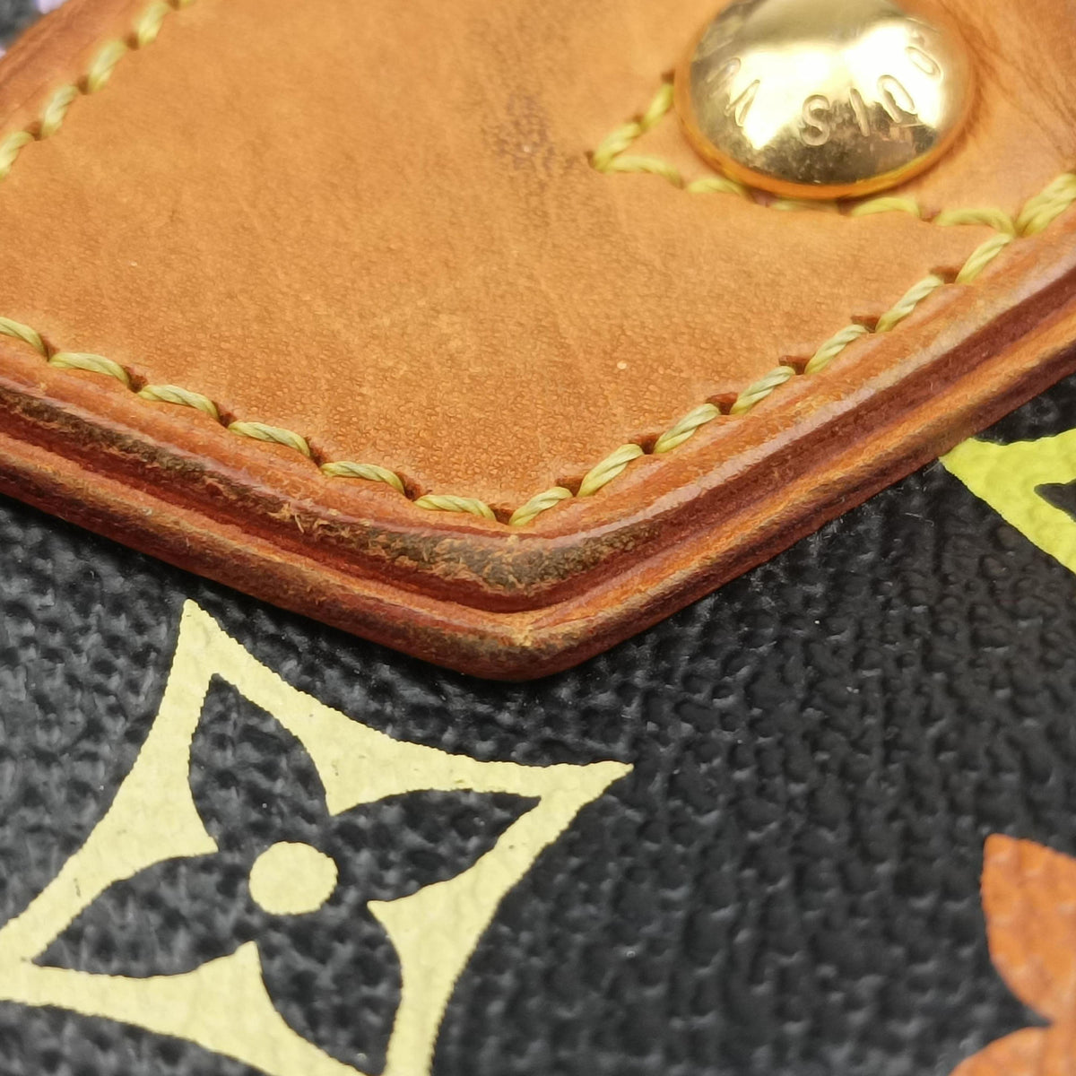 Secondhand Louis Vuitton AUDRA Noir Monogram Multicolor M40048 handbag | stylenewstar