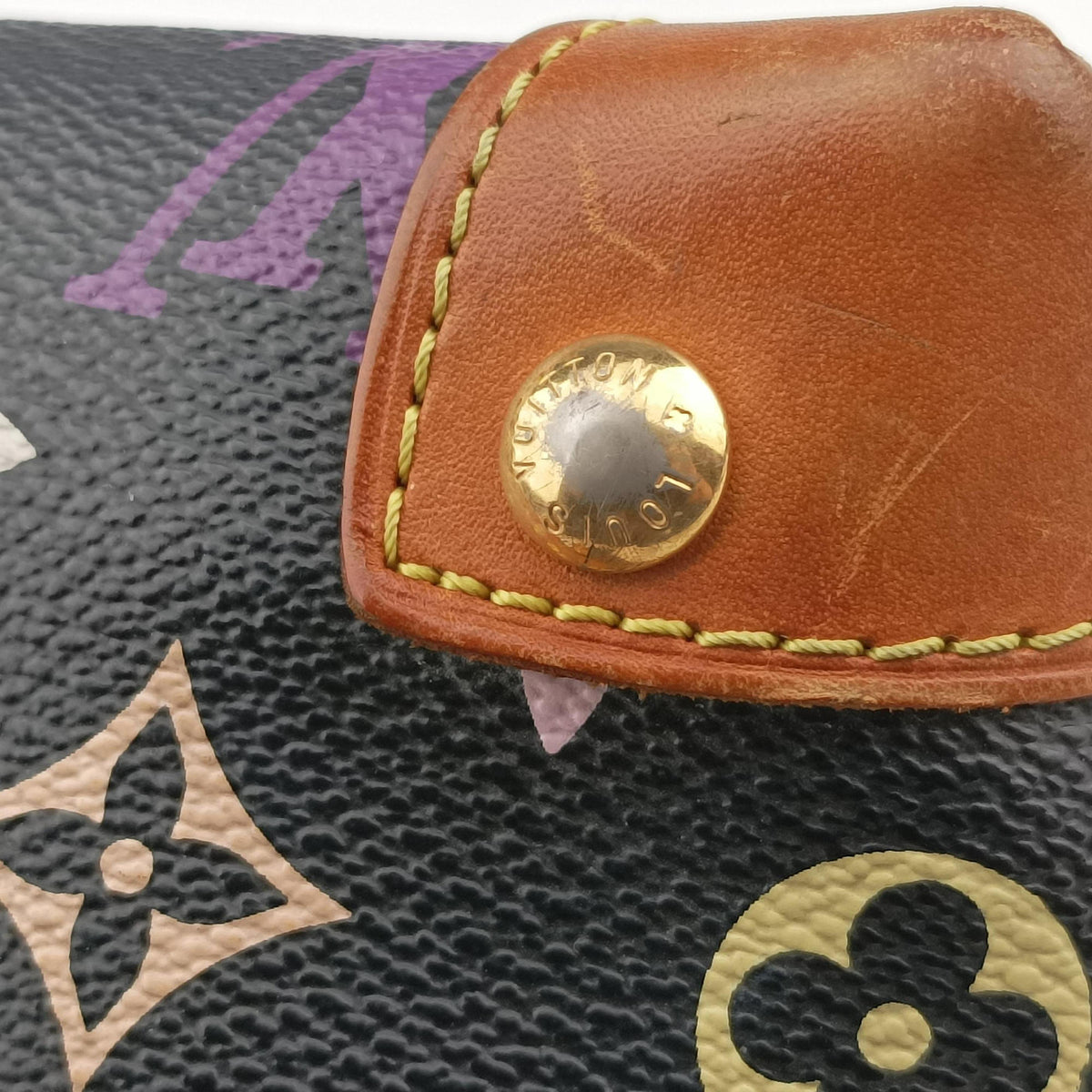 Secondhand Louis Vuitton AUDRA Noir Monogram Multicolor M40048 handbag | stylenewstar