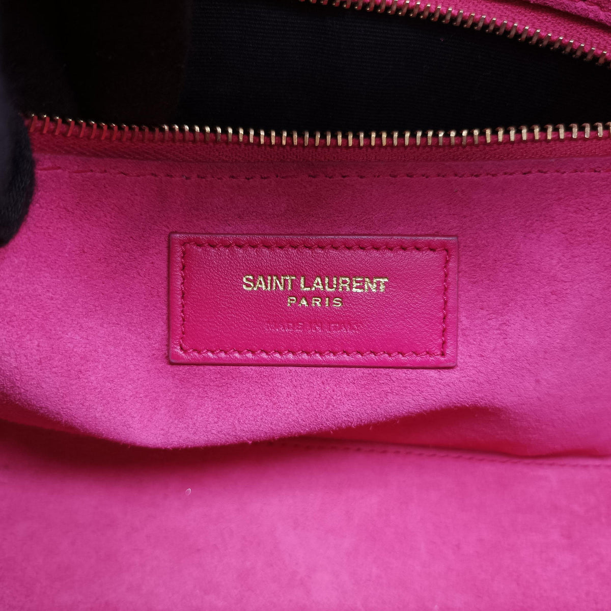 Secondhand Yves Saint Laurent LE 5 a 7Mini Hobo Rose Leather 657223 handbag | stylenewstar