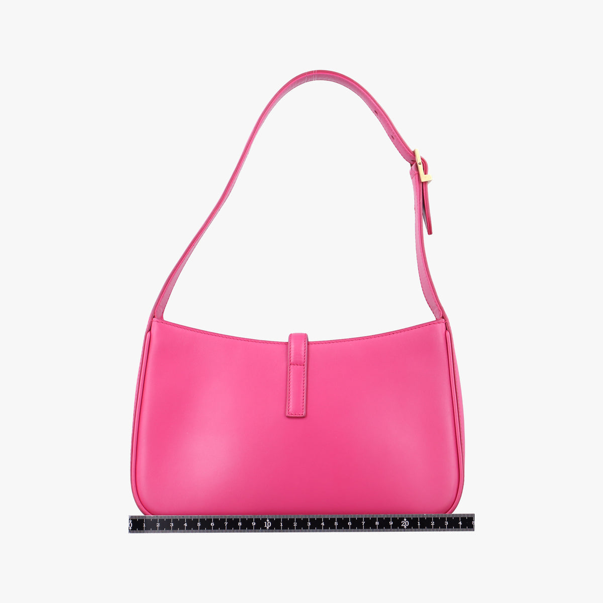 Secondhand Yves Saint Laurent LE 5 a 7Mini Hobo Rose Leather 657223 handbag | stylenewstar