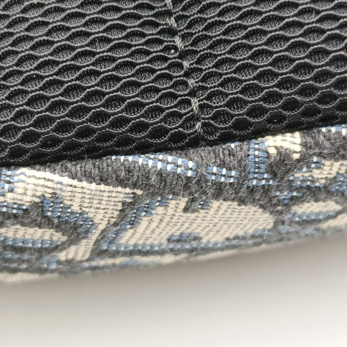 Pre-owned Christian Dior Scarab Oblique Navy Jacquardx leather  bum bag/waist bag | stylenewstar