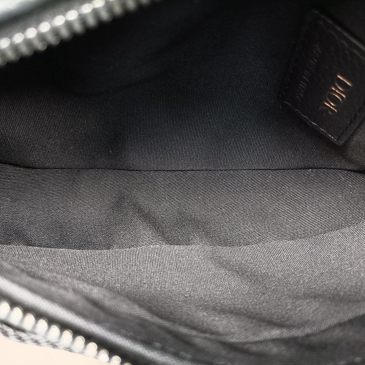 Pre-owned Christian Dior Scarab Oblique Navy Jacquardx leather  bum bag/waist bag | stylenewstar