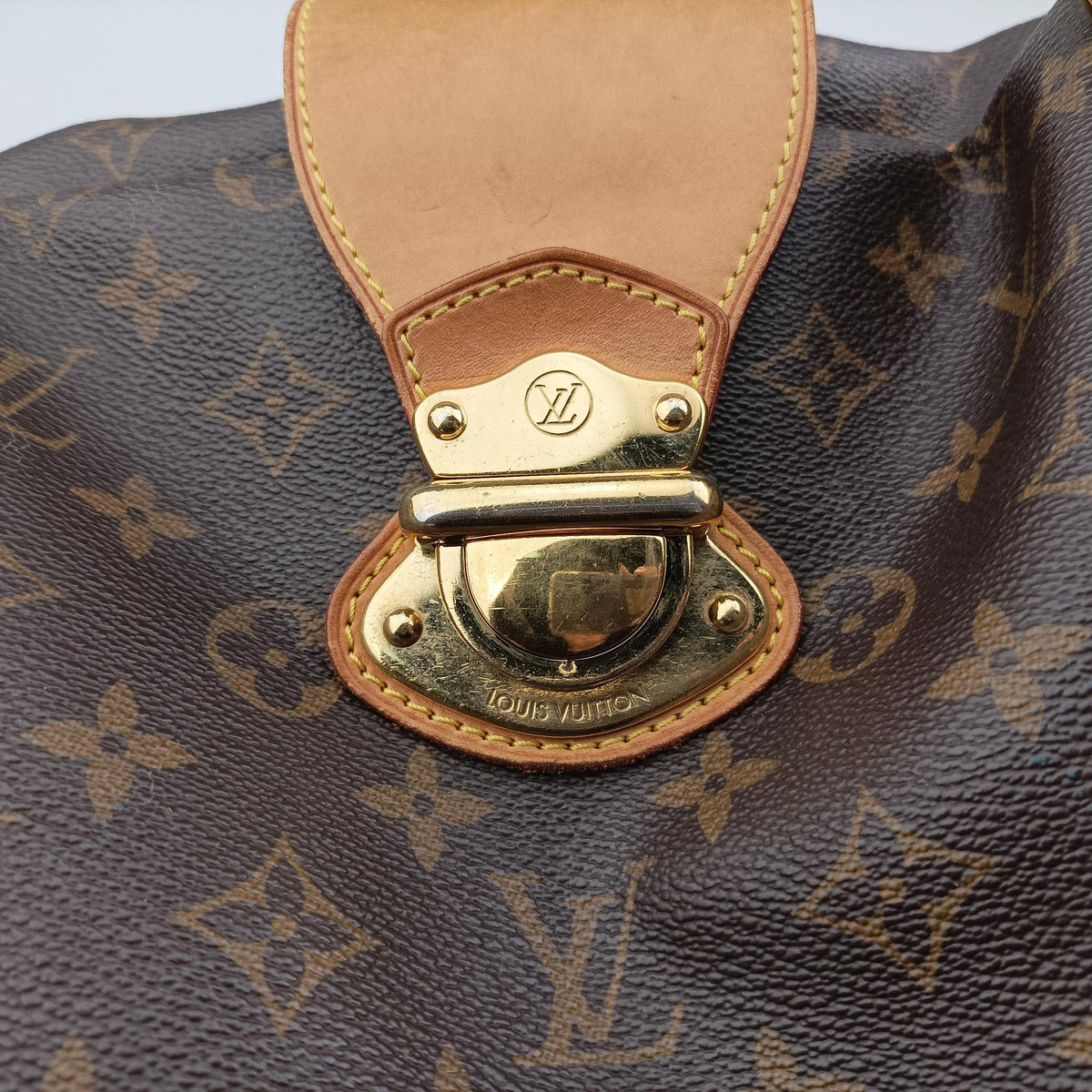 Pre-owned Louis Vuitton STRESA PM brown Monogram Canvas M51186 shoulderbag | stylenewstar
