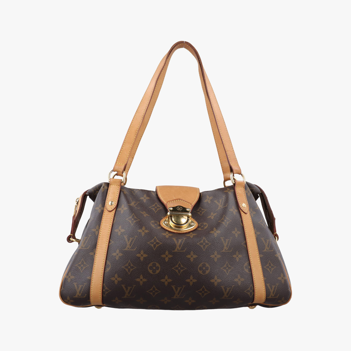 Secondhand Louis Vuitton STRESA PM brown Monogram Canvas M51186 shoulderbag | stylenewstar