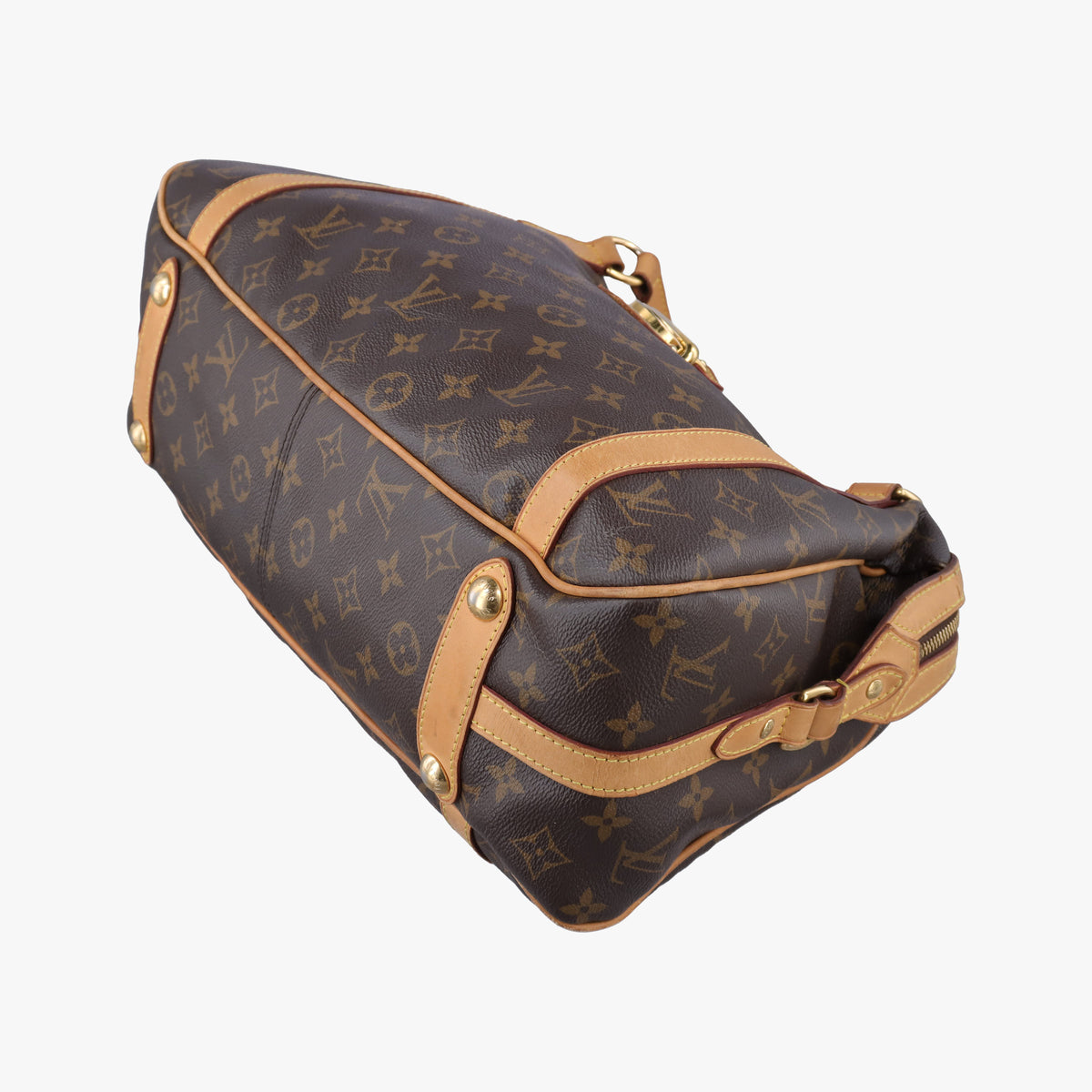 Pre-owned Louis Vuitton STRESA PM brown Monogram Canvas M51186 shoulderbag | stylenewstar