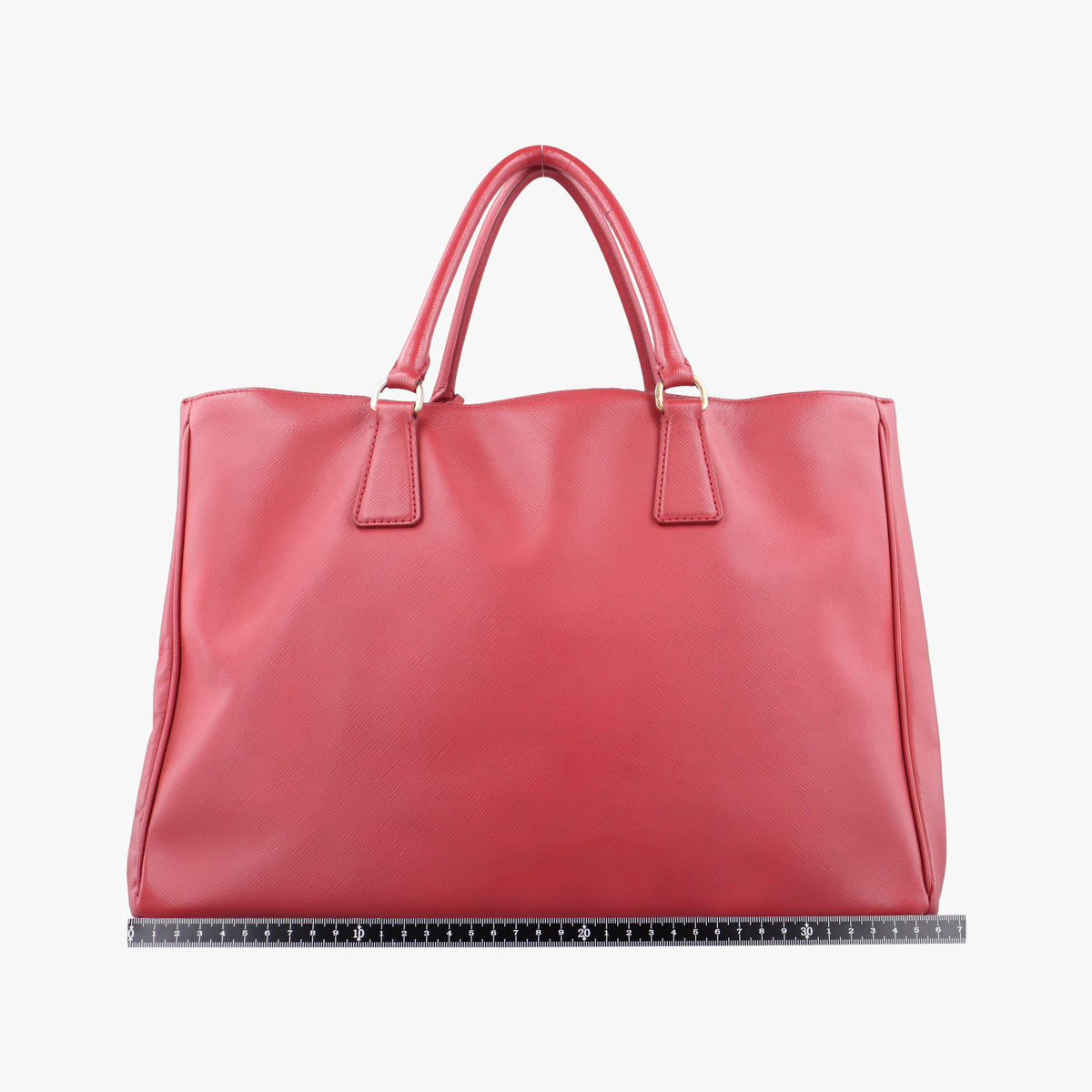 Pre-owned Prada Galleria Red SAFFIANO Leather BN1874 handbag | stylenewstar