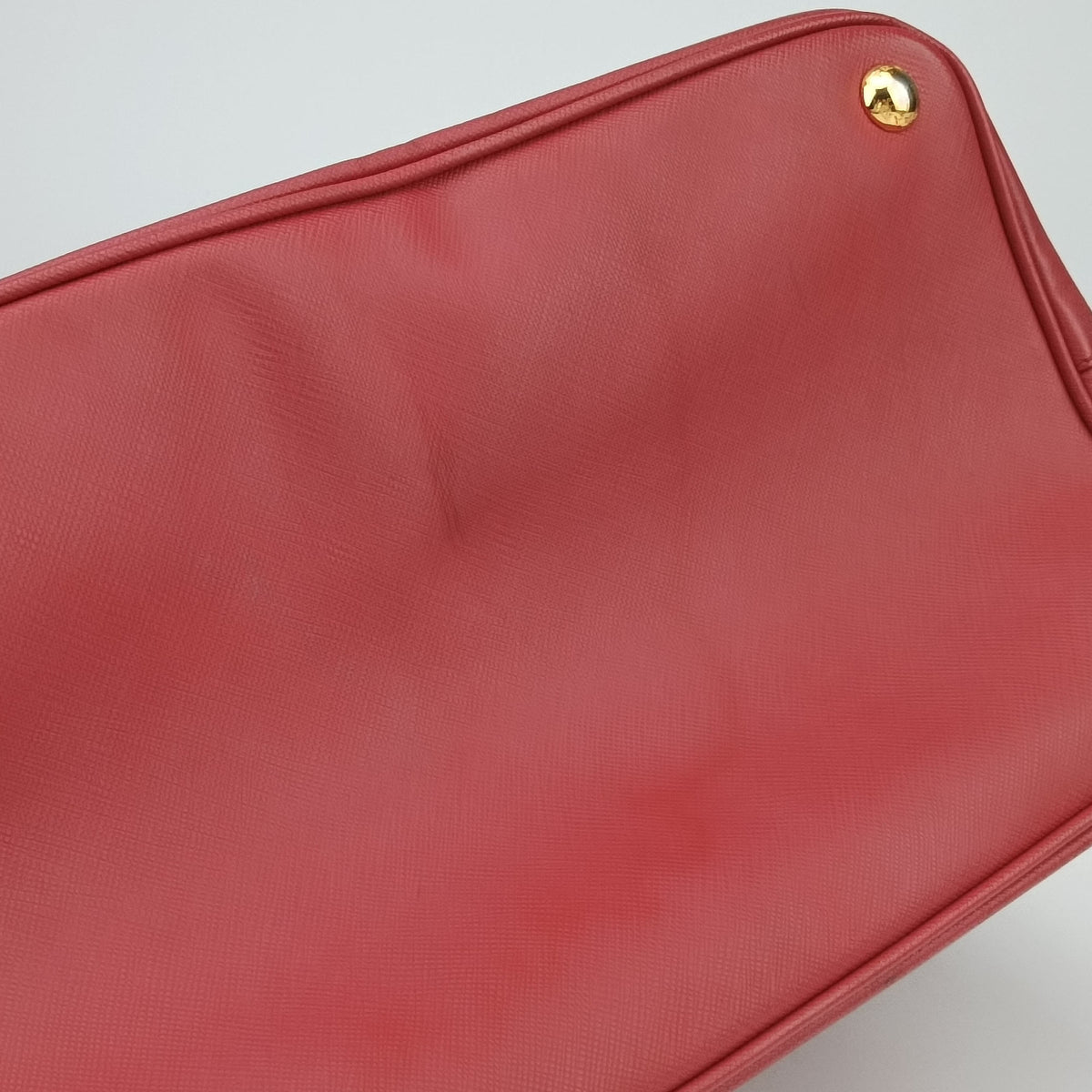 Pre-owned Prada Galleria Red SAFFIANO Leather BN1874 handbag | stylenewstar