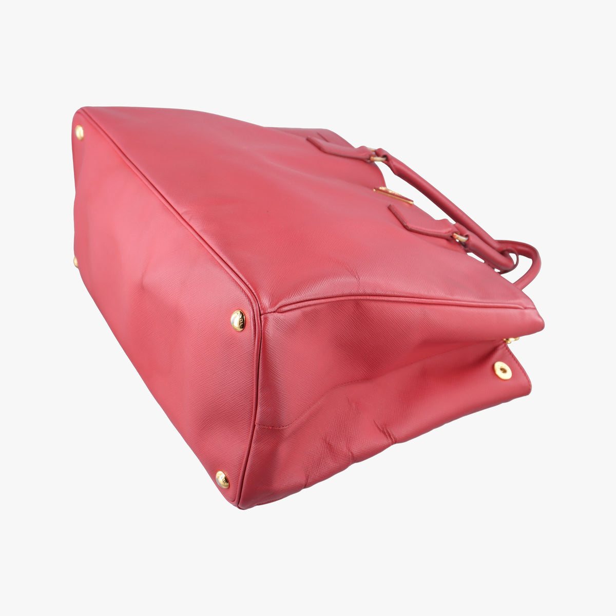 Pre-owned Prada Galleria Red SAFFIANO Leather BN1874 handbag | stylenewstar