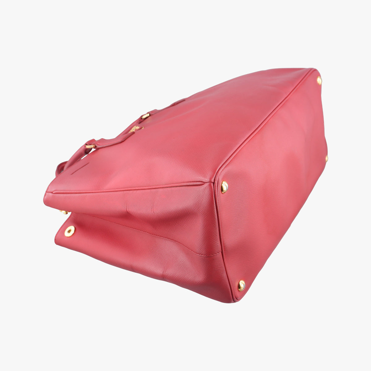Pre-owned Prada Galleria Red SAFFIANO Leather BN1874 handbag | stylenewstar