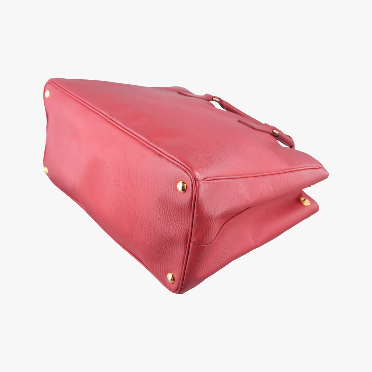 Pre-owned Prada Galleria Red SAFFIANO Leather BN1874 handbag | stylenewstar