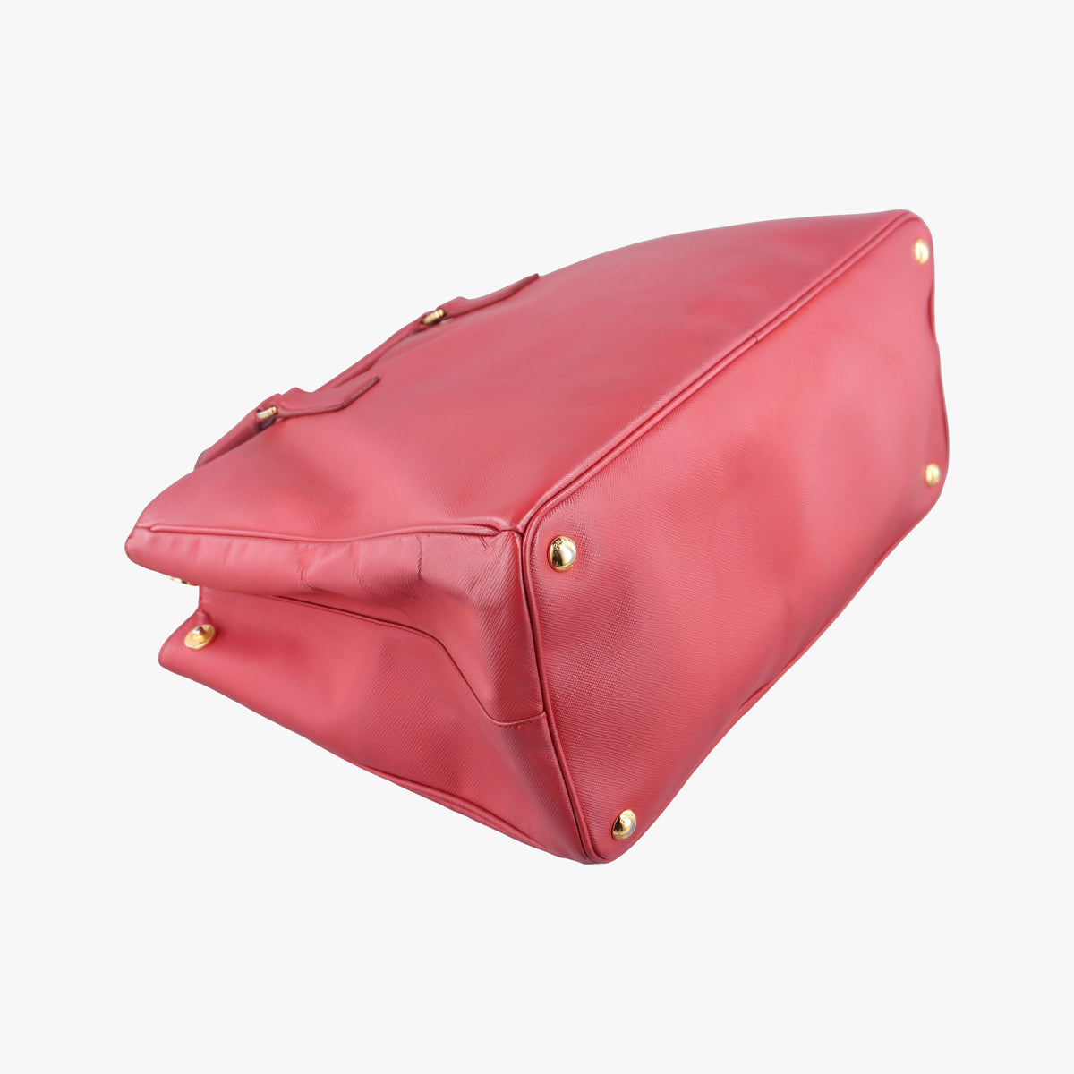 Pre-owned Prada Galleria Red SAFFIANO Leather BN1874 handbag | stylenewstar