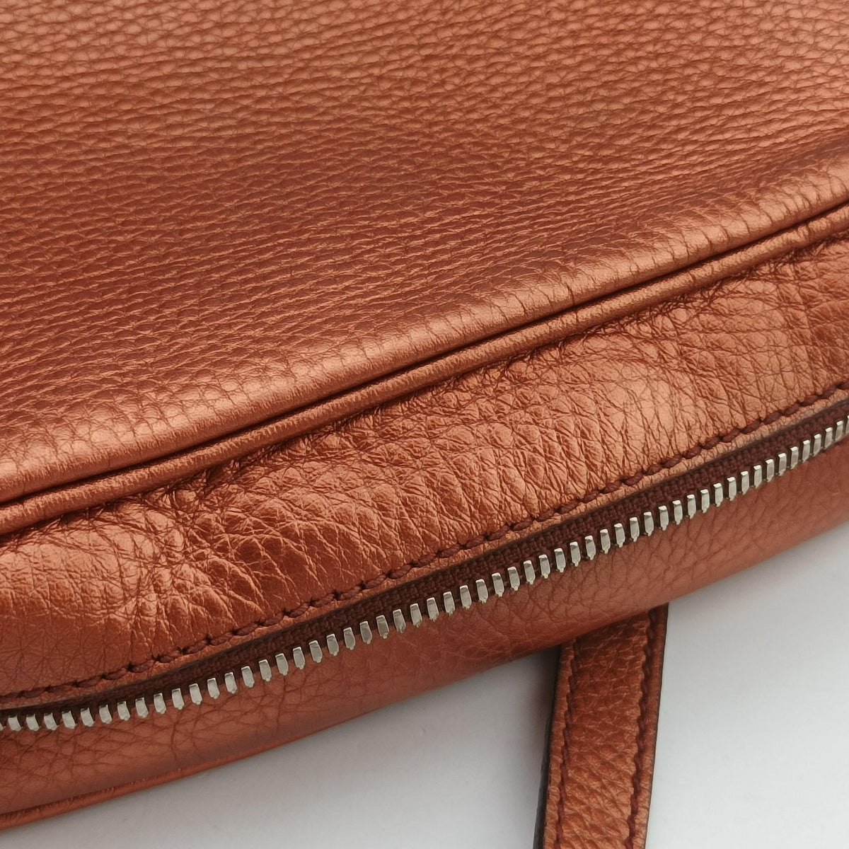 Pre-owned Gucci Soho Gold Brown leather 308364 shoulderbag | stylenewstar