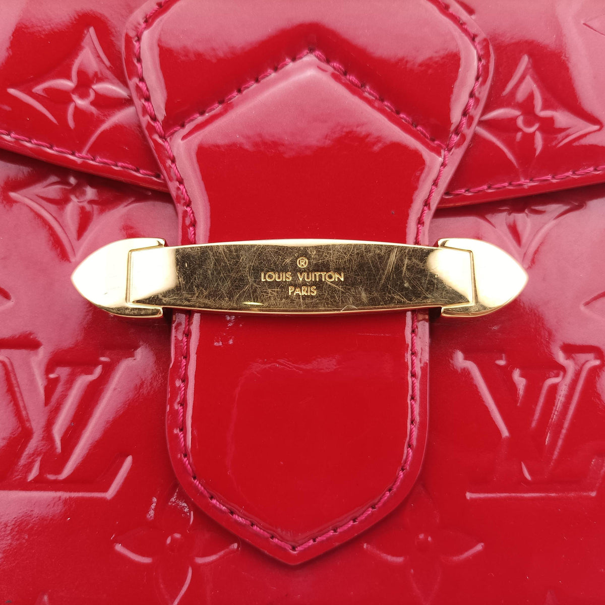 Vintage Louis Vuitton Bellflower PM Pomme d'Amour Vernis M91728 shoulderbag | stylenewstar