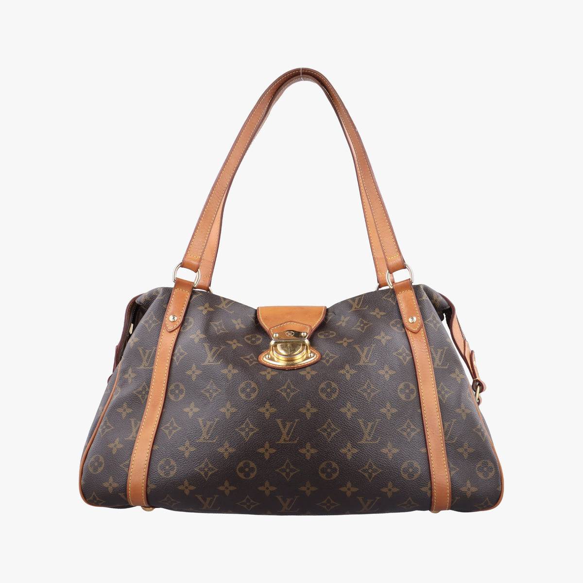 Secondhand Louis Vuitton STRESA GM brown Monogram Canvas M51188 handbag | stylenewstar
