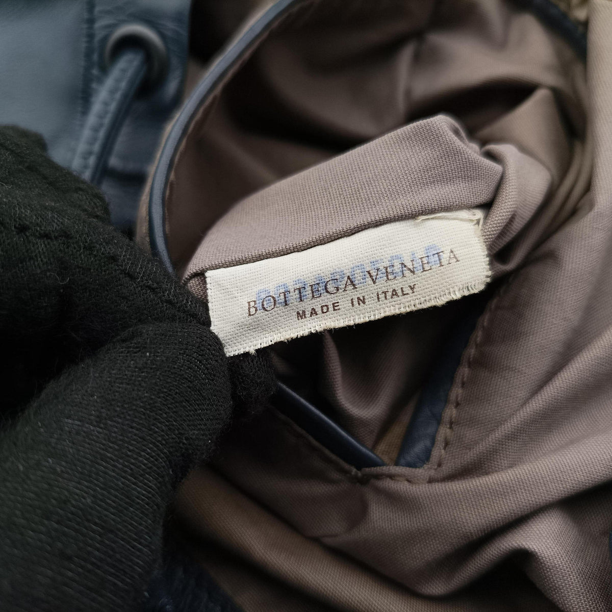 Vintage Bottega Veneta Intrecciato Navy Lambskin  backpack/rucksack | stylenewstar