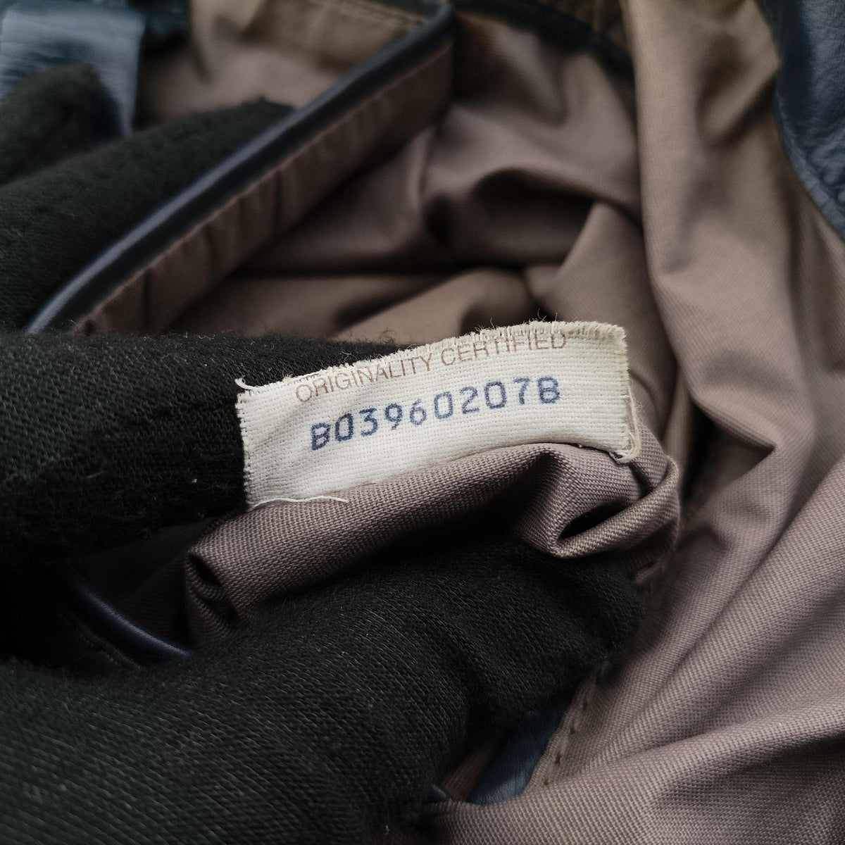 Vintage Bottega Veneta Intrecciato Navy Lambskin  backpack/rucksack | stylenewstar