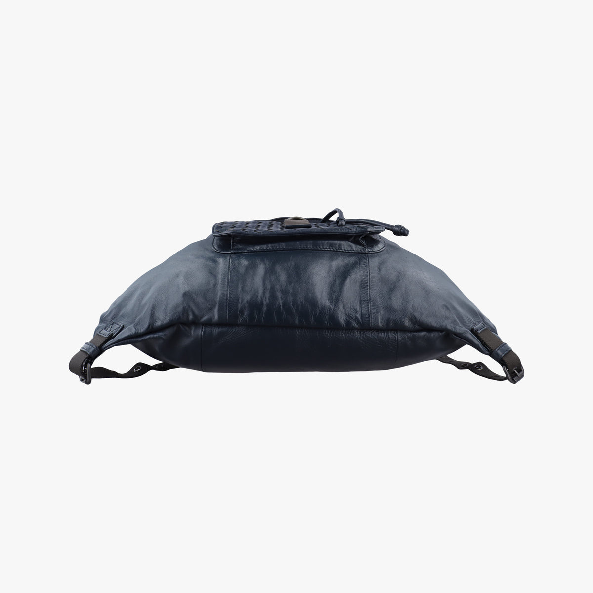 Vintage Bottega Veneta Intrecciato Navy Lambskin  backpack/rucksack | stylenewstar