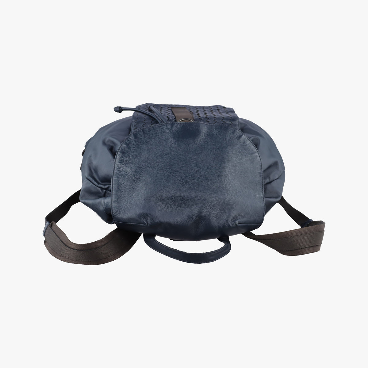 Vintage Bottega Veneta Intrecciato Navy Lambskin  backpack/rucksack | stylenewstar