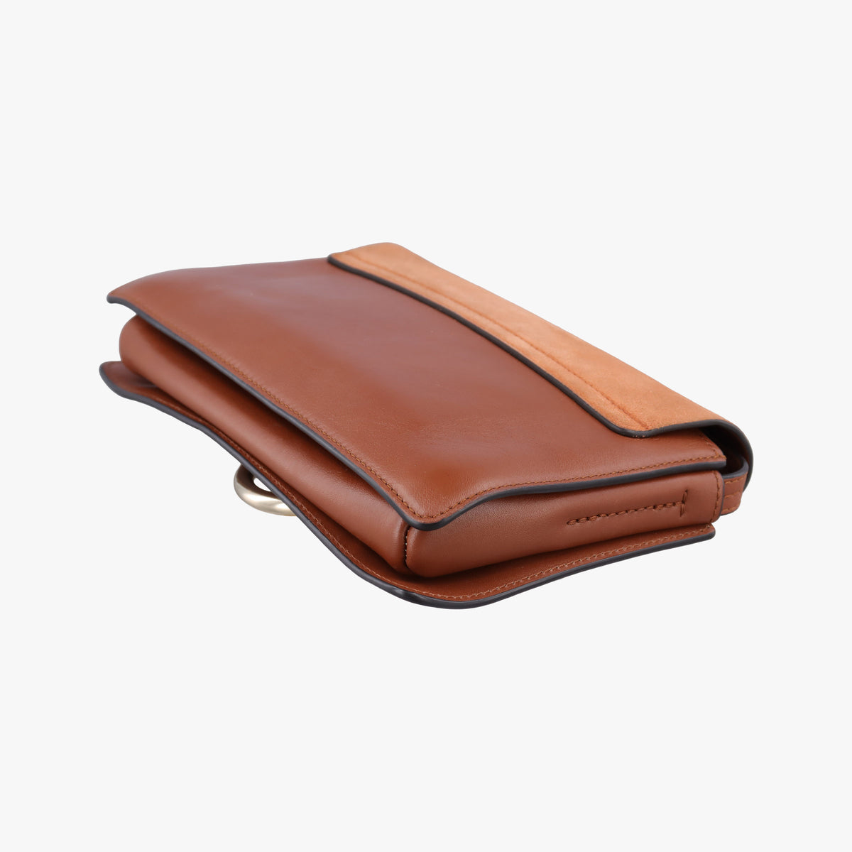 Pre-owned Chloe FAYE Brown Suede × leather  shoulderbag | stylenewstar